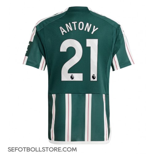 Manchester United Antony #21 Replika Bortatröja 2023-24 Kortärmad